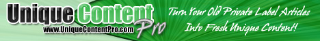 Unique Content Pro | PLR Article Rewirter